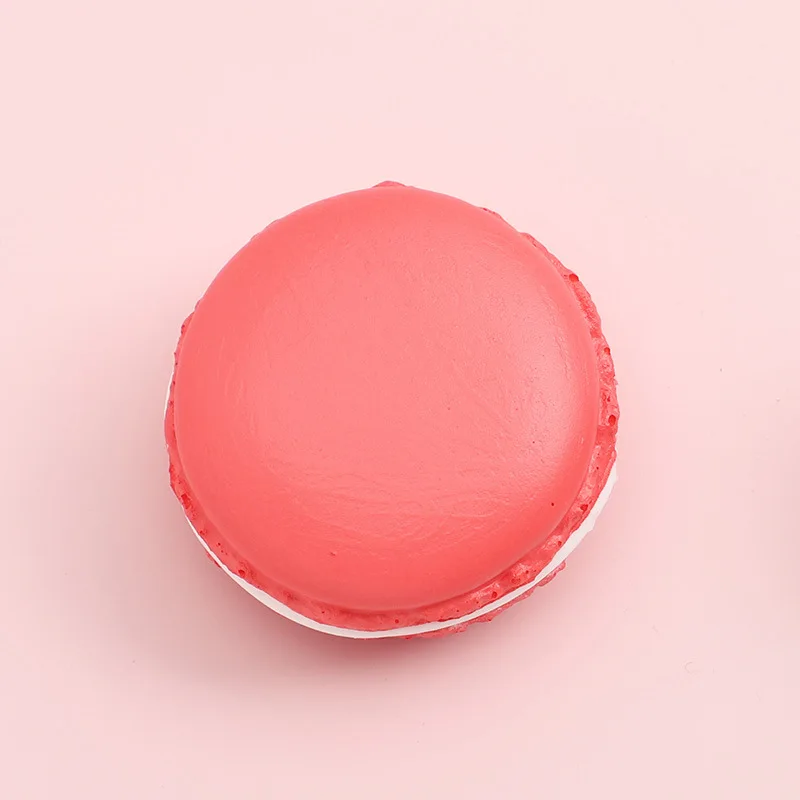Fake Soft Dessert Kawaii Macaron Squishy Cute Pretend Kitchen Model Artificial Decompression Squeeze Toy Gifts Cake Bread