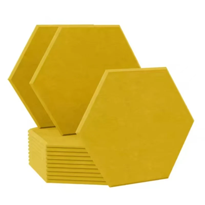 High Absorption Anti-Bacterial And Anti-Mold Sound-Absorbing Board Acoustic Improvement Of Hexagonal Gymnasium