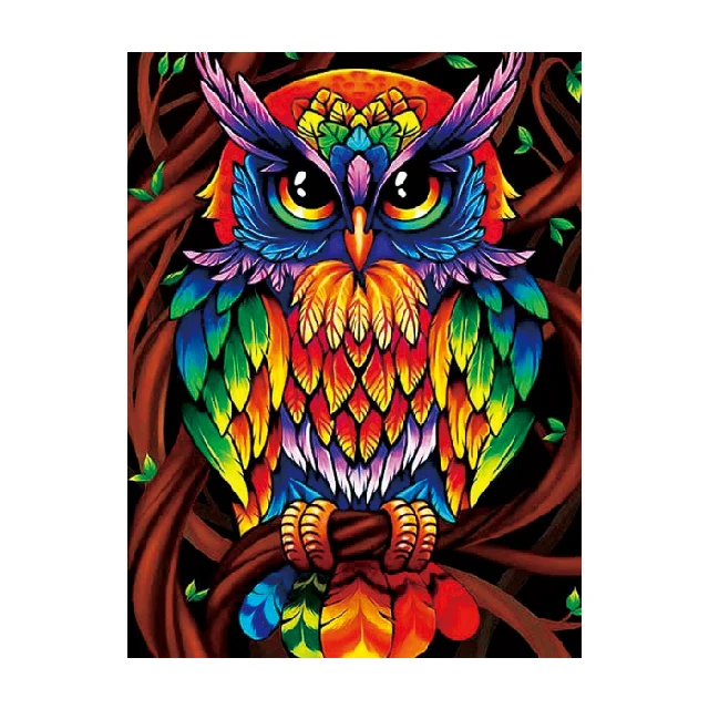 Animal Acrylic On Canvas Oil Frame Picture Frames Chinese Art Pictures Owls Posters And Prints Diamond Painting
