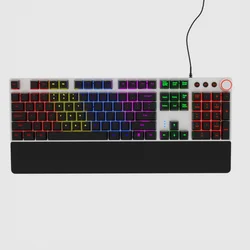 Ultra Wired Waterproof Portable Gaming RGB Anti-Ghosting Mobile Mechanical keyboard for Windows Game