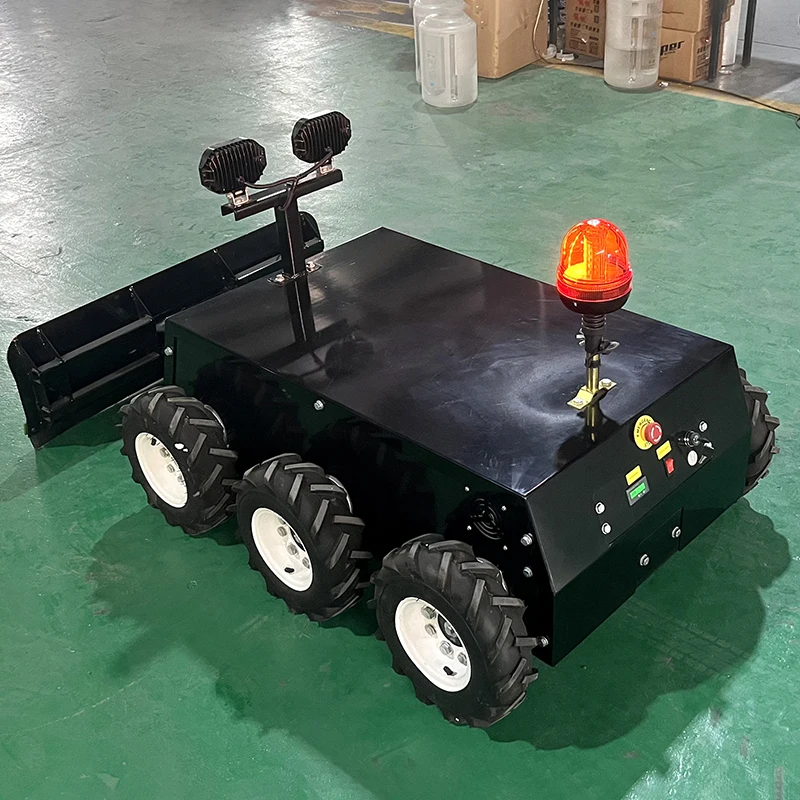 Factory Direct Sale Remote Control Robot Snow Blower Pusher Plow Snow Sweeper Machine