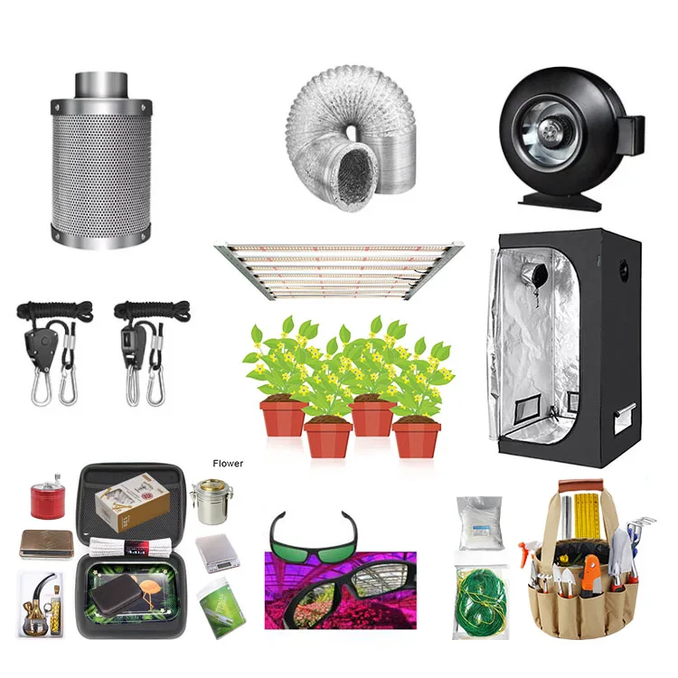 
Professional Customizable Indoor Hydroponic 600D Mylar LED Grow Tent 240x120x200cm Dark Grow Box Grow Room/ 