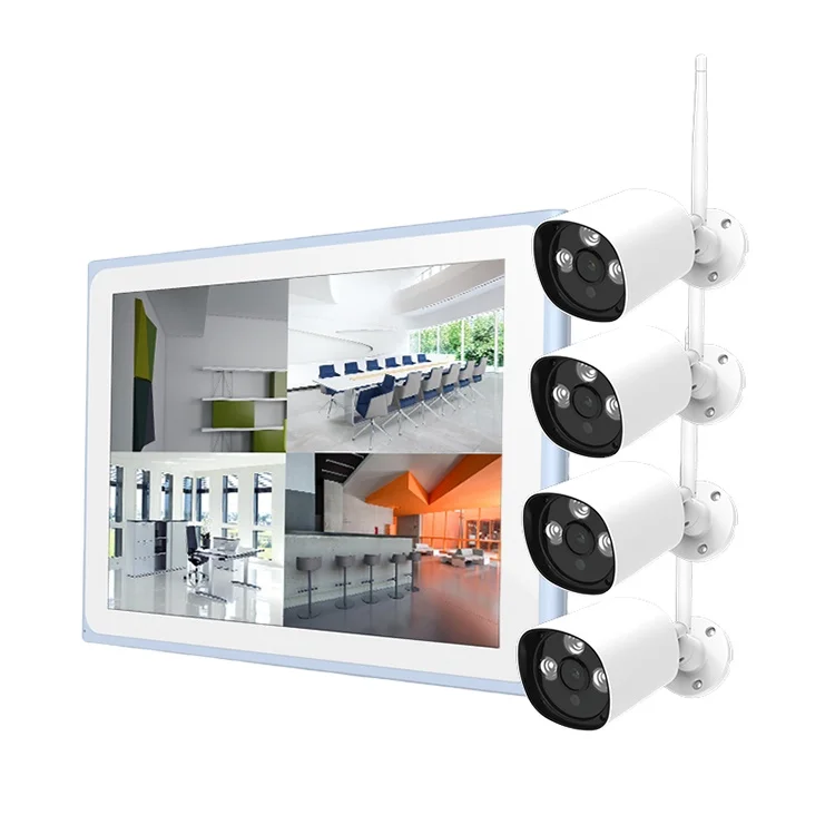 All in One 8 Channel Wifi Nvr Kit 3MP 5MP bullet Cctv Security Camera Surveillance System