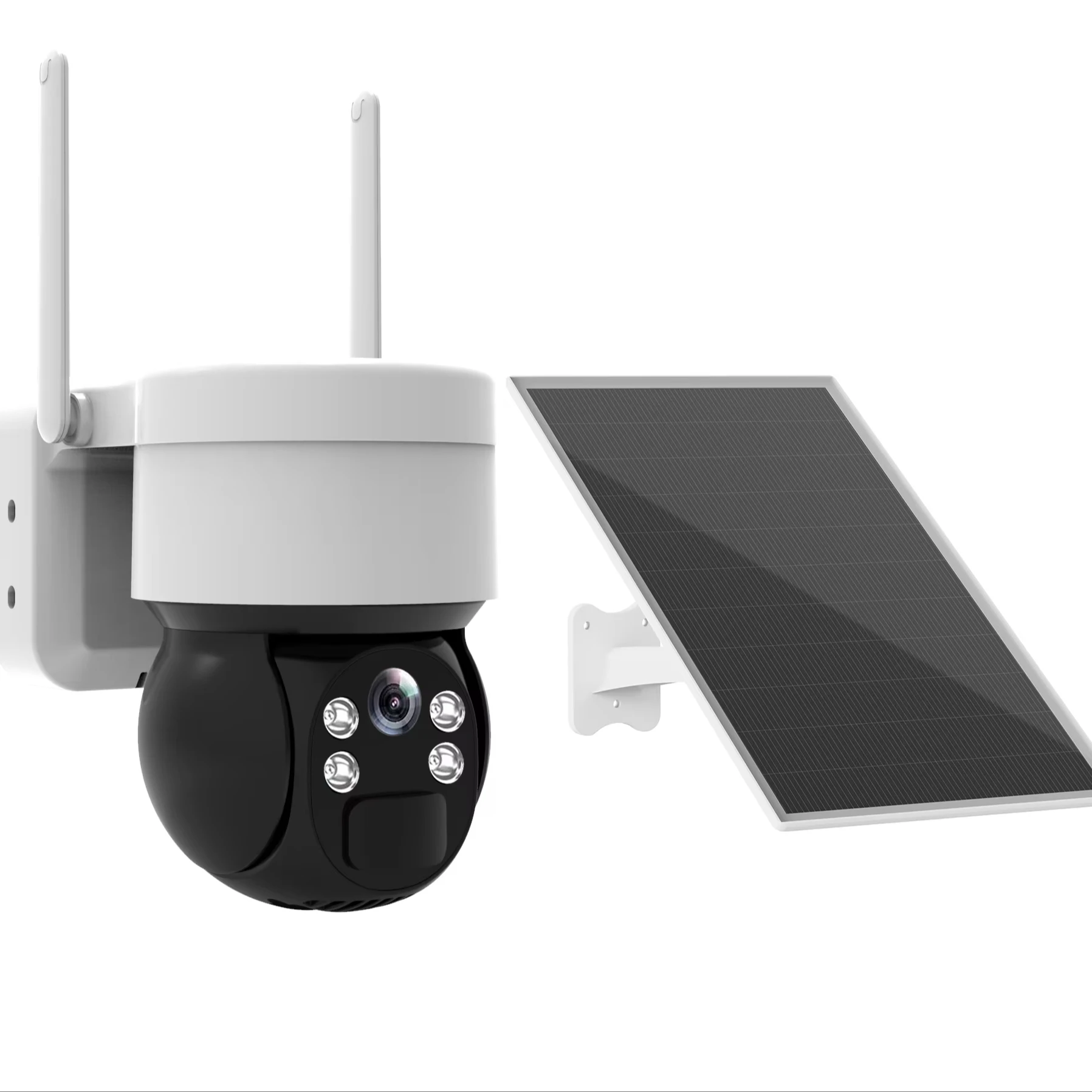 WIFI/4G 2MP automatic tracking liteOS 20m PIR sensor night vision solar camera