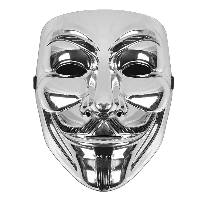 VF для Vendetta анонимный парень ласкает маску Хэллоуин маски косплея