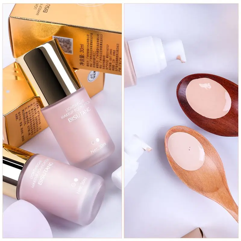 OEM Private Label cosmetics silky moisturizing face and body full coverage airbrush makeup waterproof sweat liquid foundation