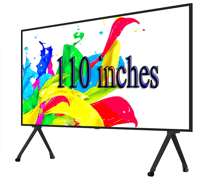 Smart TV75/ 100/85/65/ 110inch television smart large-size commercial smart tv 4K with android wifi TV 120inch