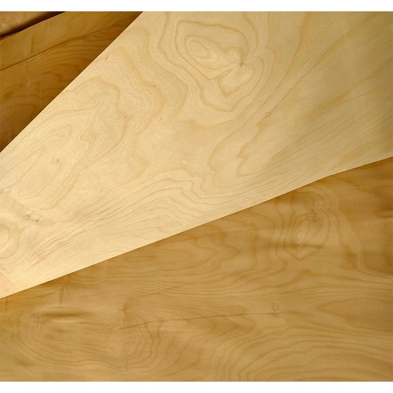 Professional Manufacturing Birch Veneer Price Rotary Cut 1.5mm birch veneer Yellow Birch Veneer For Plywood