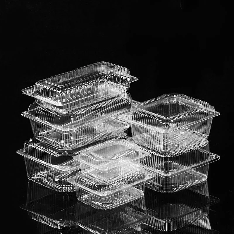 Custom Eco-friendly Fresh Fruit Baking Cake Food Packaging Container PET Blister Clear Plastic Box