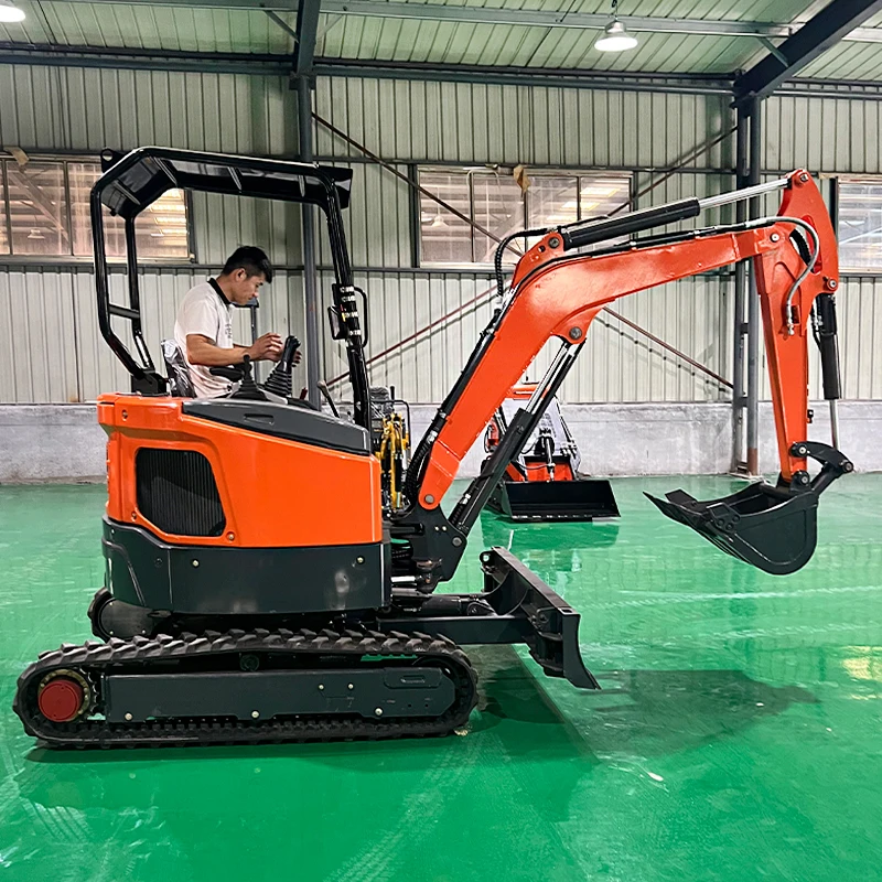 EPA 2.8 Ton 3 Ton 3.5 Ton Mini Excavator Hydraulic Diesel Crawler Digger Main Arm Swings Left And Right