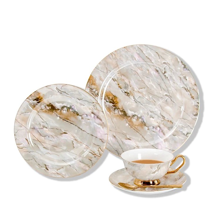 China dinner set porcelaine plates wholesale ceramic tableware sets plates sets dinnerware ceramic plates for restaurant