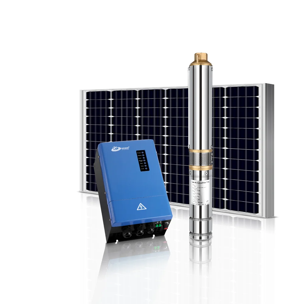 Factory direct solar dc pump solar water submersible pumps 24v 2hp solar water power pump for farm