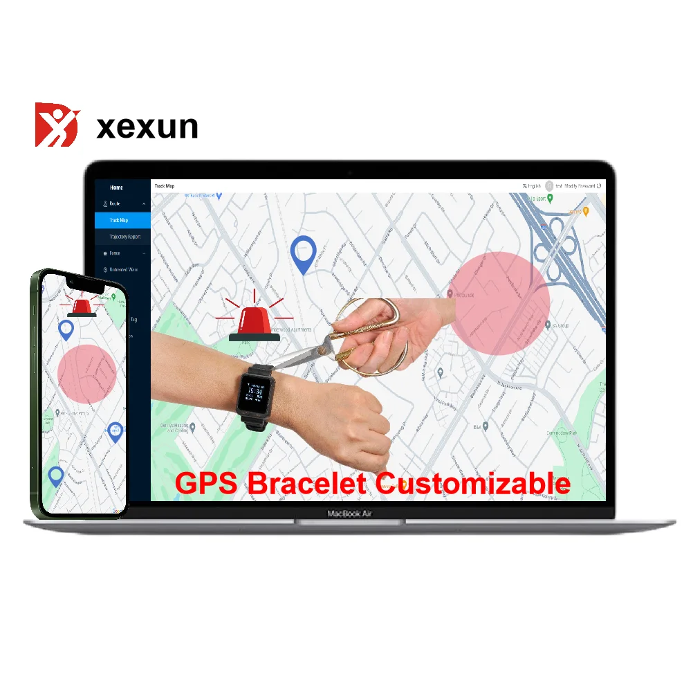 Xexun Gps Monitor For Prisoners Monitoring Gps Gps Bracelet For Prisoner Offender de surveillance de cheville Ankle Bracelet