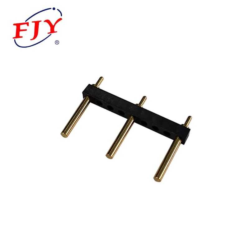 Pogo pin spring pin 10.16mm pitch 3PIN total height 16mm vinyl PA46 female socket connectors factory custom