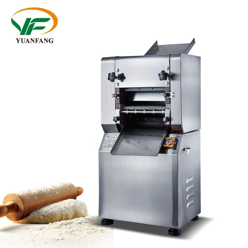 
25kg/h electric commercial pizza dough roller machine bakery dough sheeter machine price pasta making machine maker 