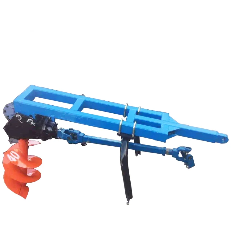Luke IWX-30/40/50/60 3 point hydraulic agriculture auto auger tractor mounted post hole digger  for tree planting