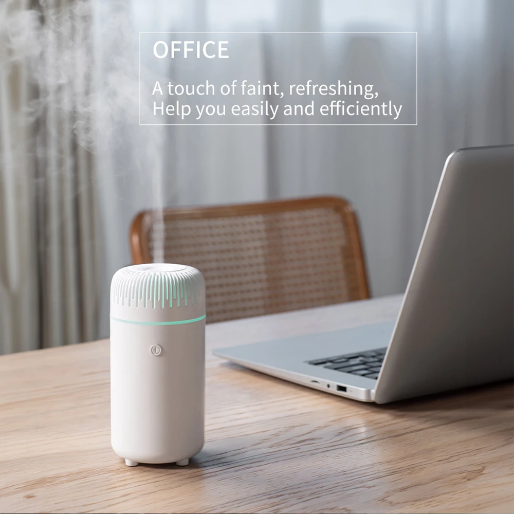USB Mini Ultrasonic Cool Mist Aroma Diffuser Portable 100ml Essential Oil Humidifier for Household Small Room Desktop Car