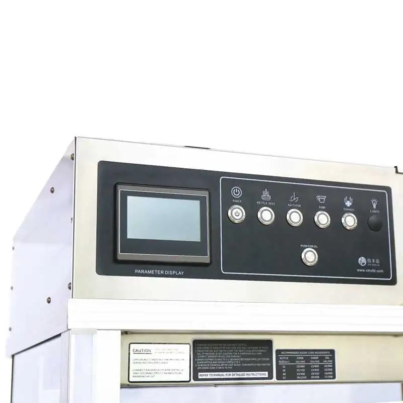 Twin Kettles 36oz Stainless Steel Cinema Pop Corn Machine SUS304 Popper for Movie Theatre