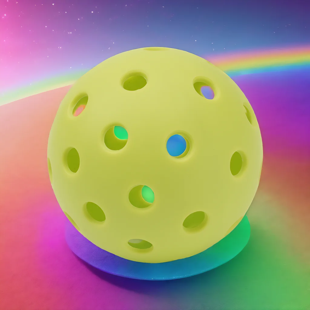 Premium 40-Hole Outdoor Green Pickle Ball 74mm Supplier