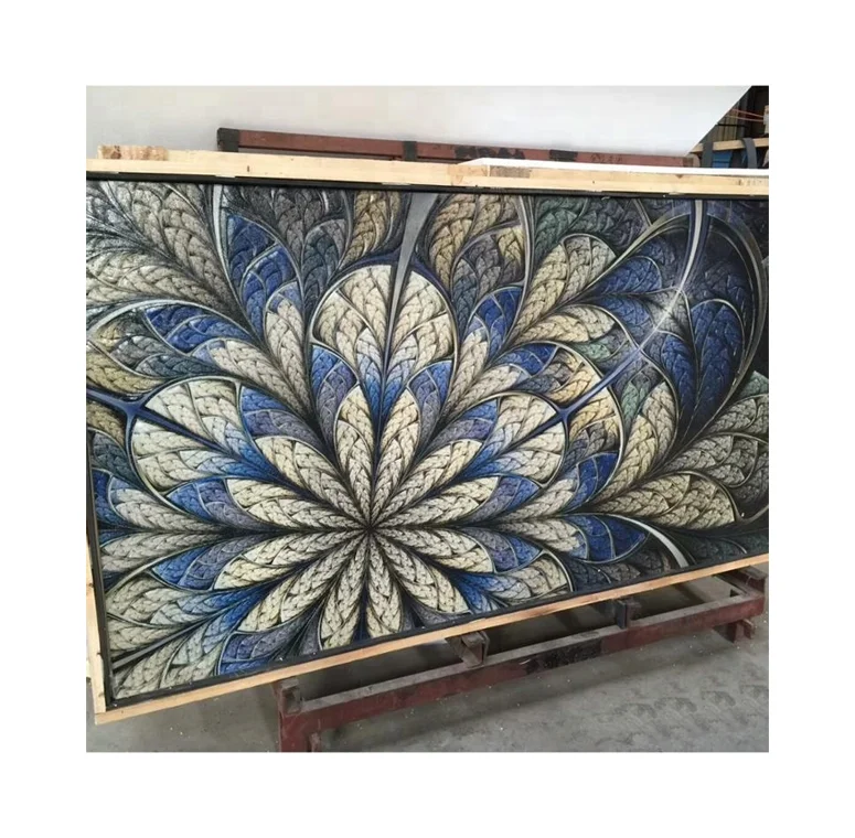 Designs for glass paintings in glass crafts