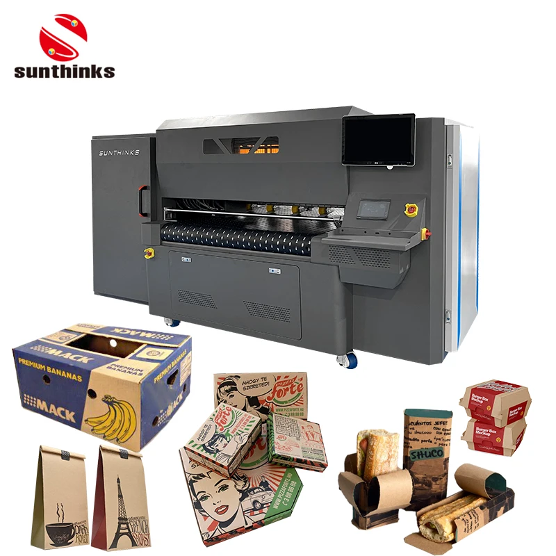 Sunthinks Corrugated Cardboard Digital Printer 645mm Large Format Printing Width Suitable for Multiple Material Printing