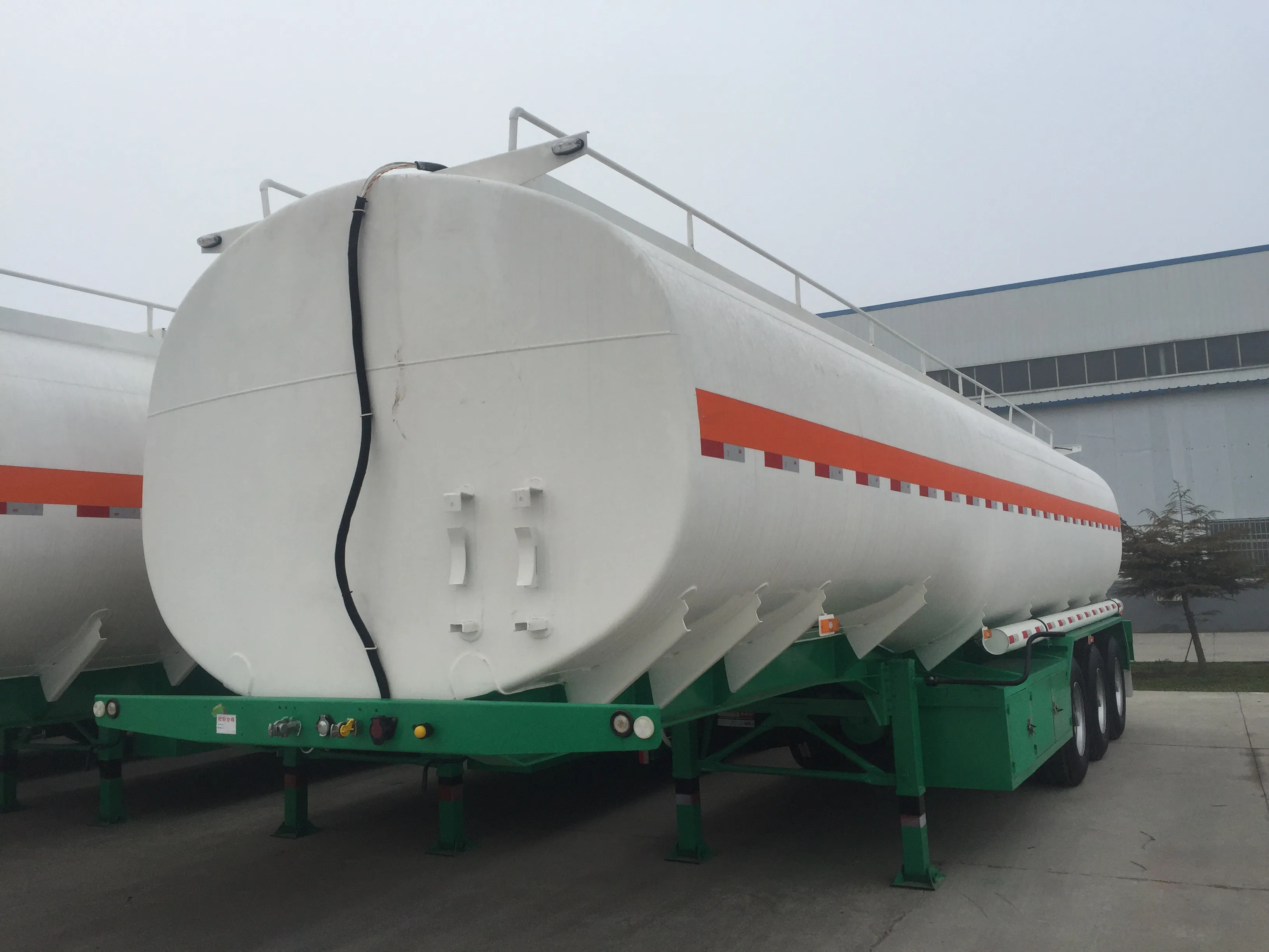 Vehicle Master carbon steel liquid diesel oil storage tanks transport drawbar tanker truck 45cbm fuel tank semi trailer