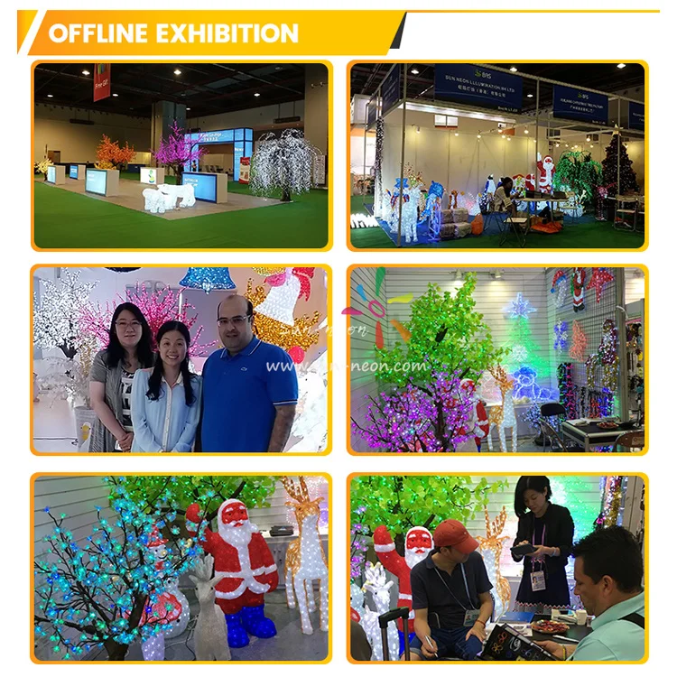 Christmas Theme Adventure Park Decorations Large Resin Animal Statues Including Giraffe Motif Lights