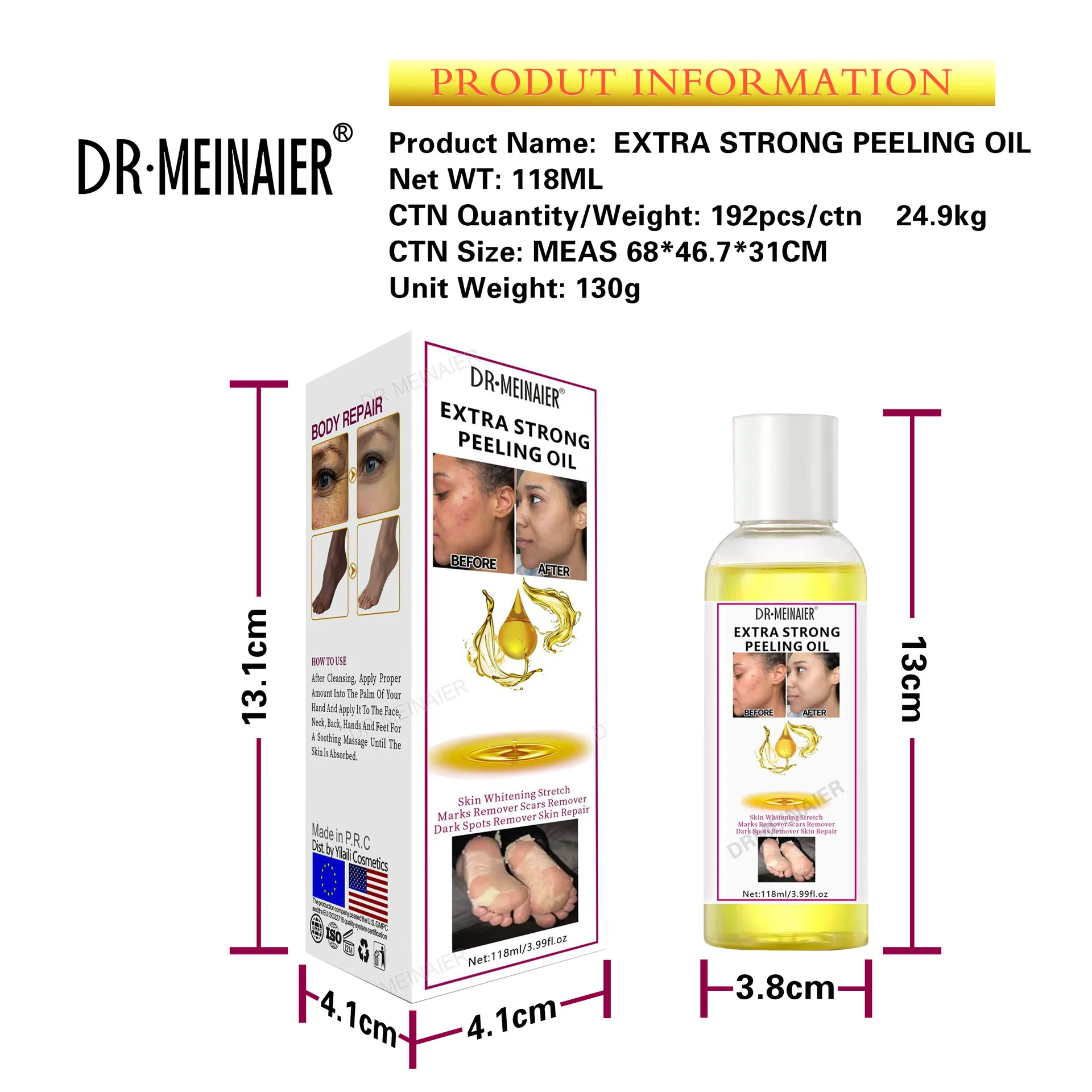 Peeling Oil Hands & Feet Exfoliating Dead Skin Exfoliating Body Oil Moisturizing Repair Body Care Whitening Oil  For Black Skin