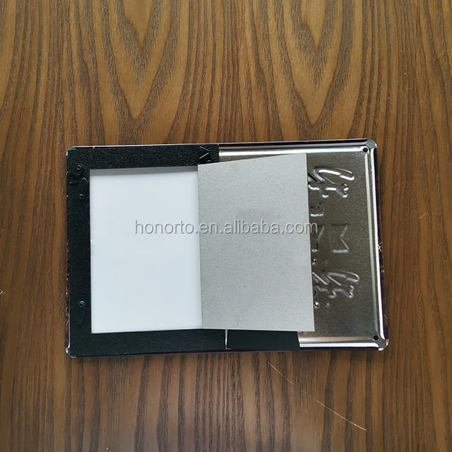 Factory direct desktop or wall hanging photo frame changeable menu of tin sign