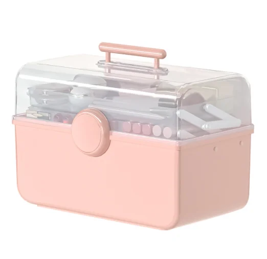 Лидер продаж пластиковая коробка для хранения косметики кистей помады ювелирных изделий украшений органайзер