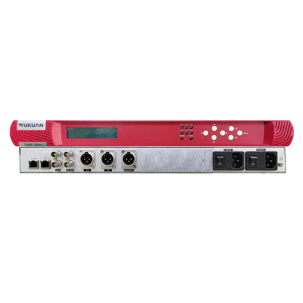 Broadcast Radio Equipment Single Channel Digital & Analog Audio Decoder with IP ASI Input