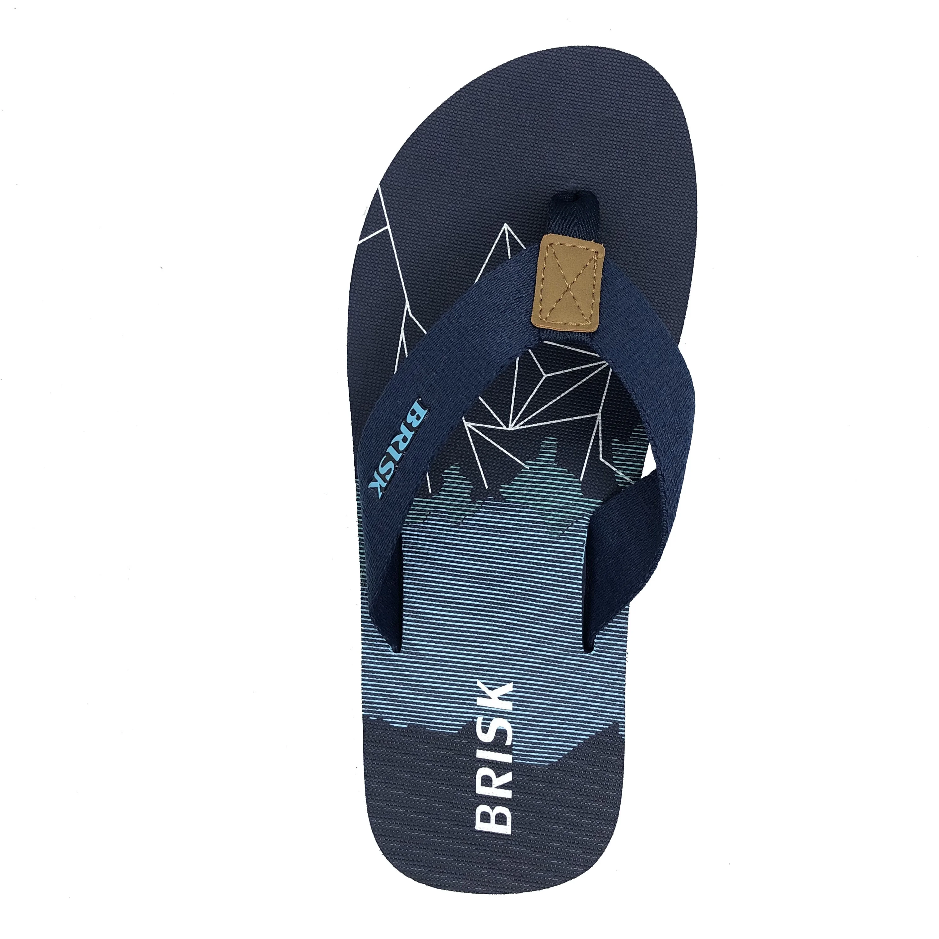 
Best Quality Price Promotional Customized Printed Rubber Eva Men Slipper Sandals Flip Flops 