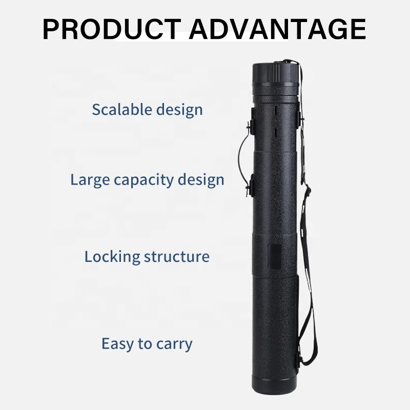Archery Arrow Tube Compound Recurve Bow Adjustable Hunting Quiver Equipment Fiberglass Carbon Arrows Plastic Backpack Case