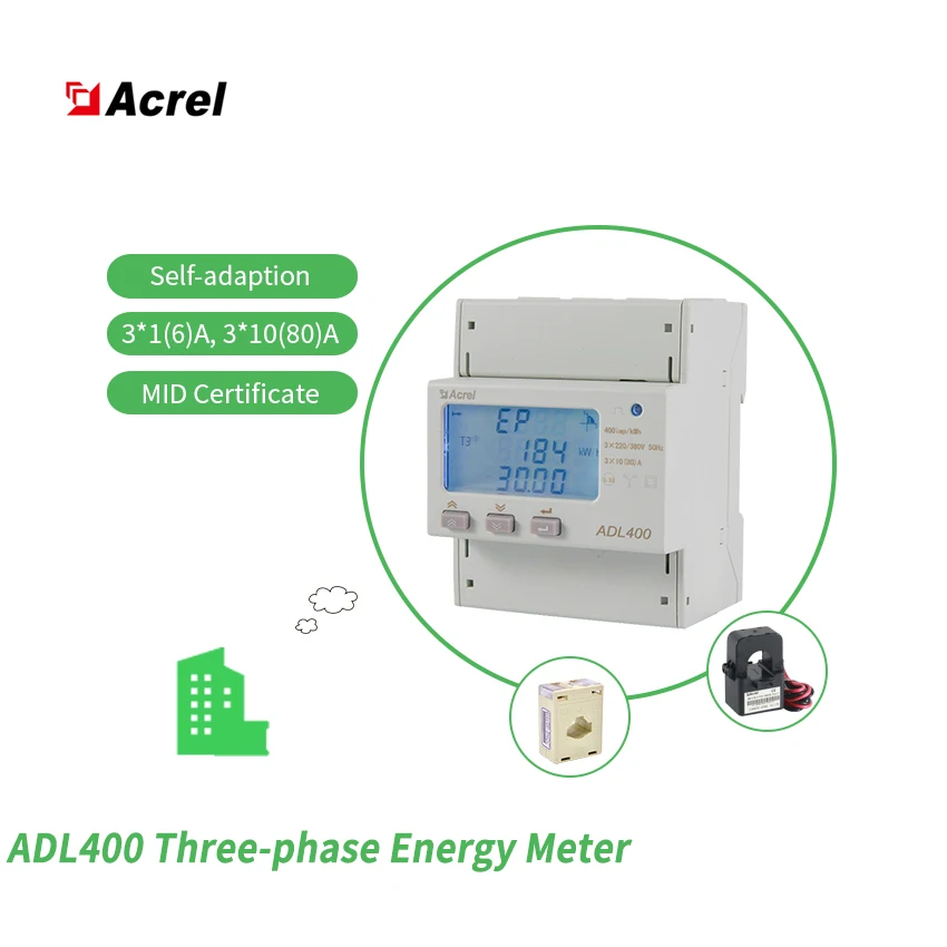 Acrel ADL400/C 100A Rated Current Energy Meter