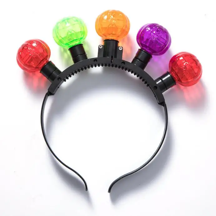Christmas LED Headband and Colorful Hat Lights for Kids and Adults Festive Holiday Accessory for Easter Halloween and New Year