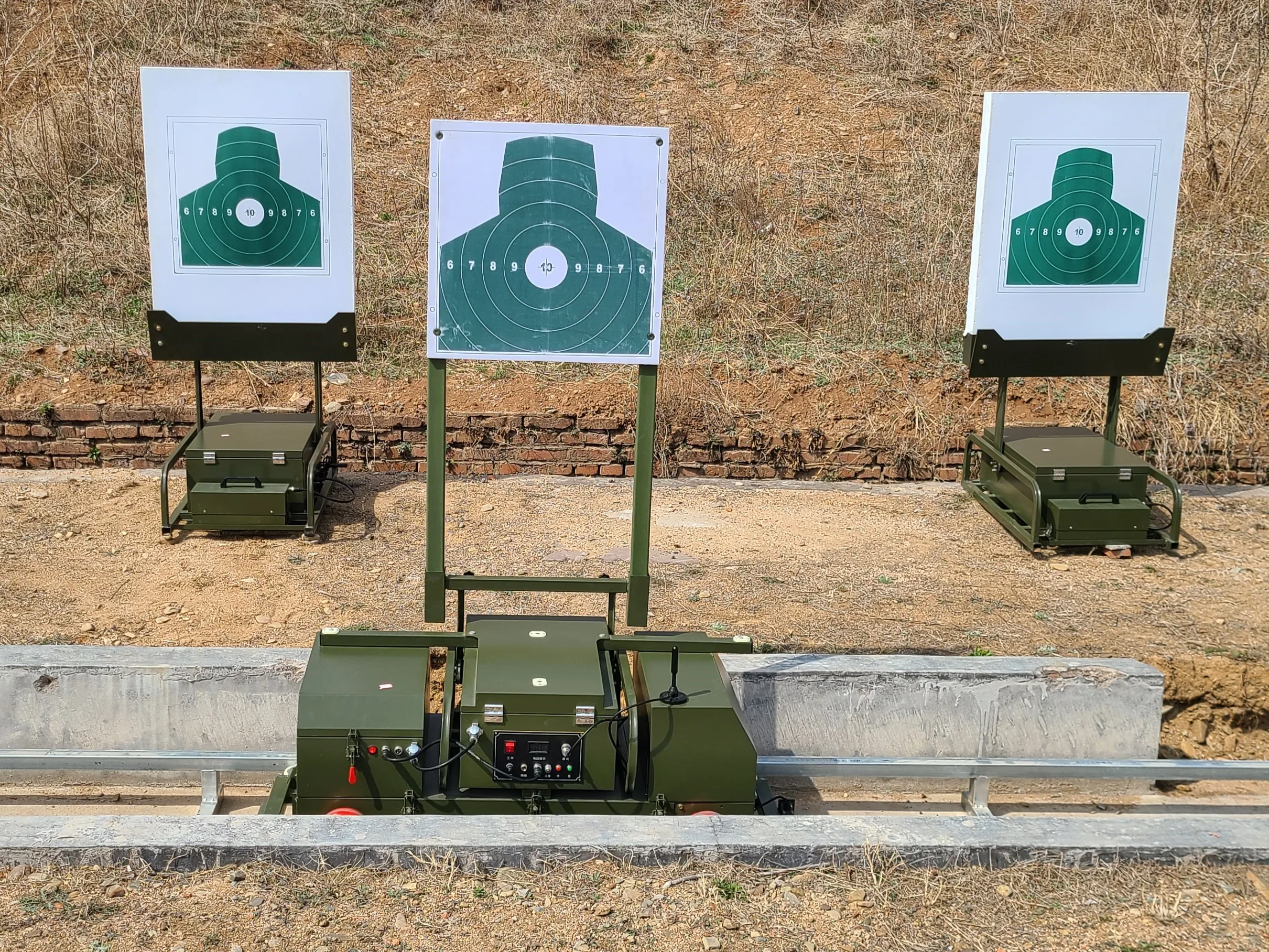 Factory  direct sale   target retrieval system    moving shooting target  running target  with  automatic scoring system