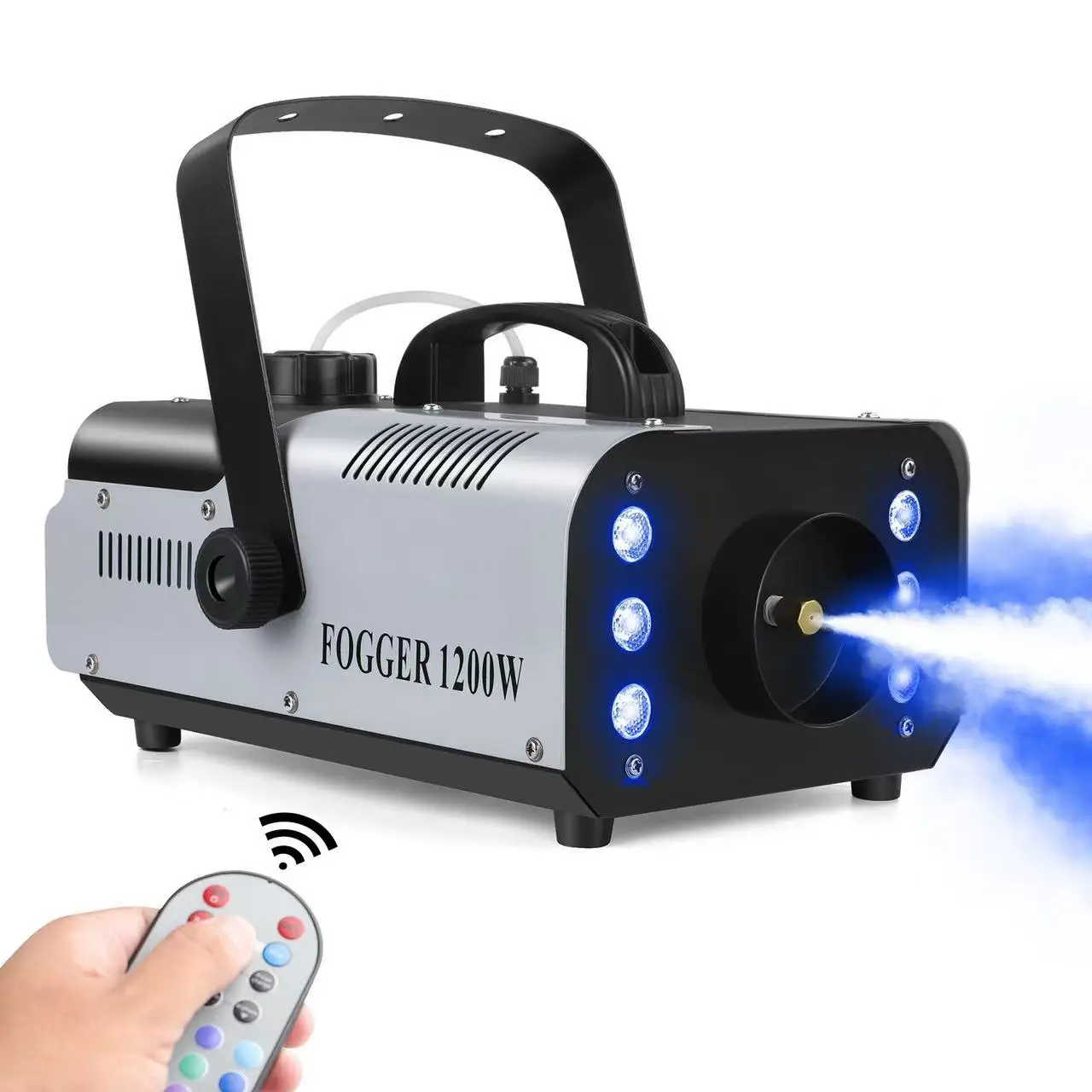 1200W Stage Light Fog Machine,Stage Light Smoke Haze Generator,Remote Controlled Stage Effect Equipment