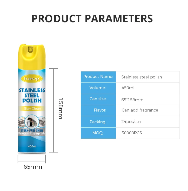 Hot Sale Multifunction Descaling Metal Washing Spray Cleaner Fast Decontamination Stainless Steel Cleaning Spray