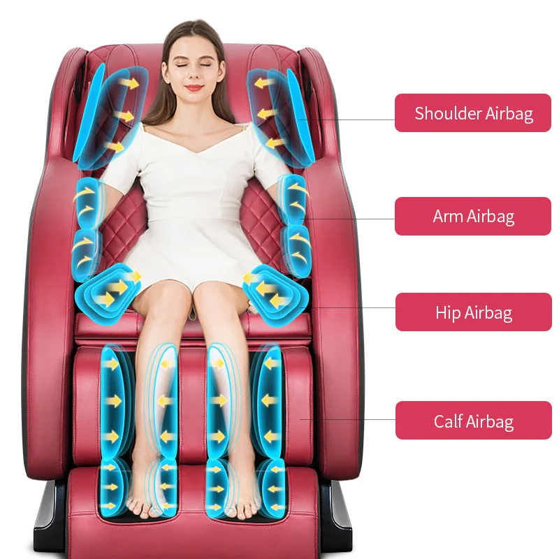 Oways 801 SL Track Shiatsu 3D Body Massager Zero Gravity Massage Chair for Home