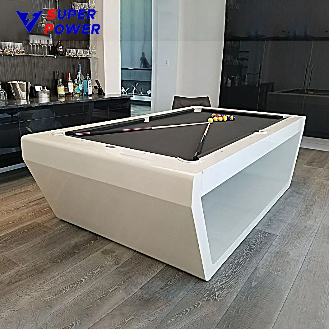 2021 New arrival Luxury modern 7ft 8ft slate maple solid wood bar billiard pool table for sale