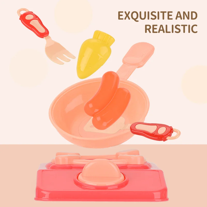 Small Size Pretend Play Kitchen Set Toys For Kids Little Chef  Educational Kids Kitchen Toys Set Accessories