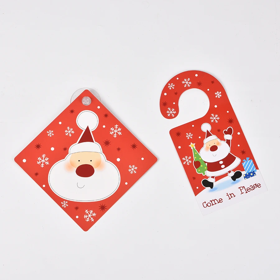 Christmas Welcome Door Sign Window Christmas Door Decoration Welcome Sign for Front door