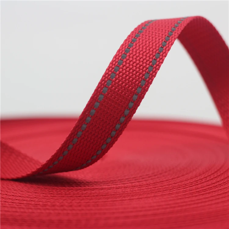 Manufacturers sell reflective belt pet collar outdoor sports light ribbon garment & processing accessories ribbon