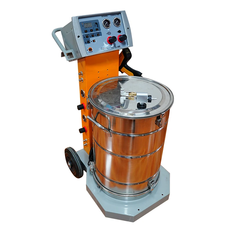 
Electrostatic Manual Powder Coating Machine Drum Hooper 