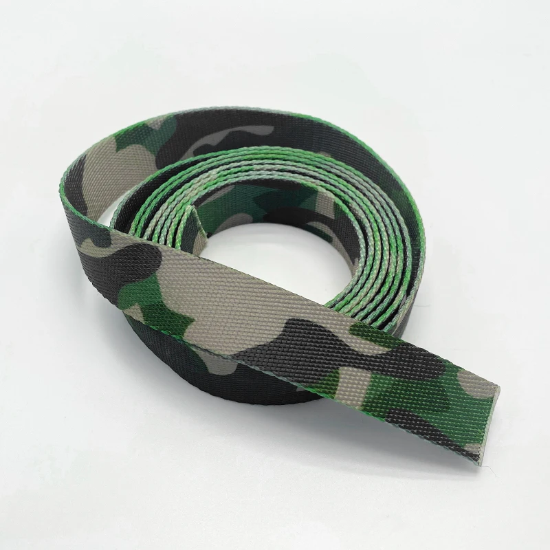 Gacent MC webbing camouflage tactical 25mm Nylon webbing strap for outdoor backpack