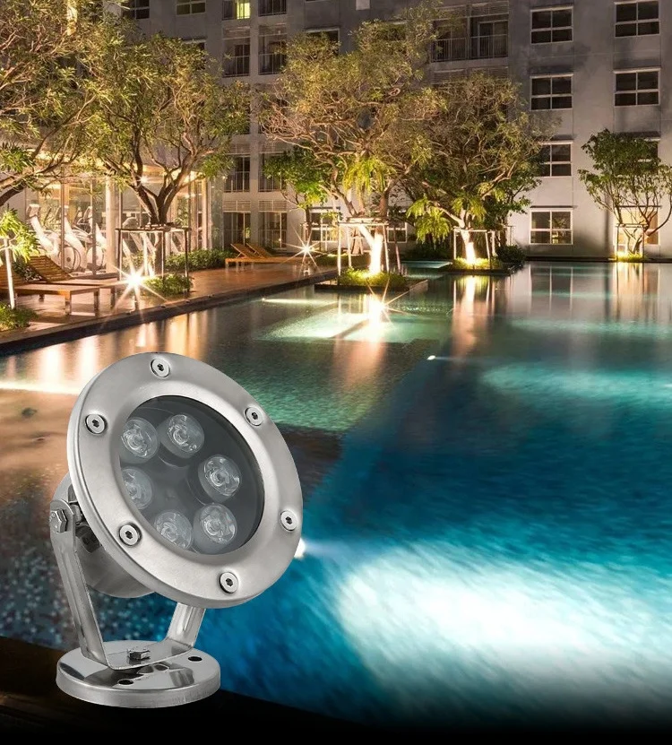 Underwater, pool, fish pond, fountain, waterproof, colorful spotlights, fish tank lights LED pool lights
