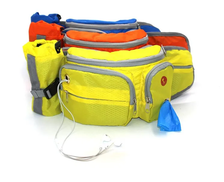 Pet Training Treat Pouch Dog Food Snack Waist Bag with Water Bottle Holder Pet Walk Belt Bag Dog Waist Fanny Pack Treat Pocket