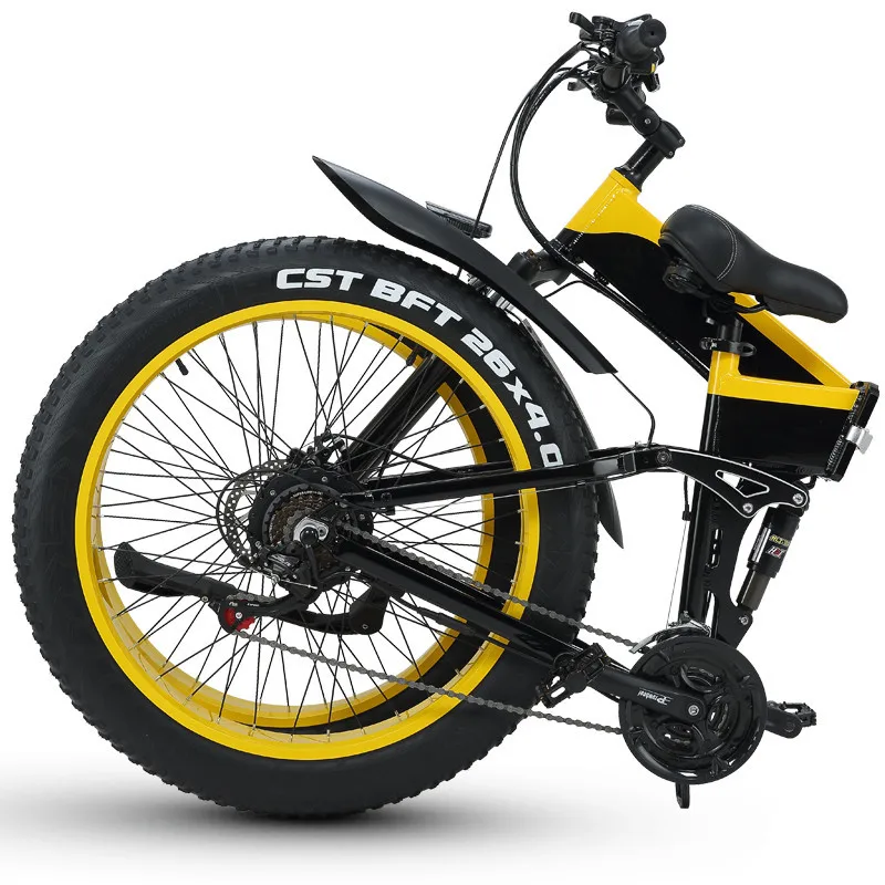 Fat Tire Folding E bike 10AH 12AH 26 Inch 48V 500W 750W 1000W mtb bicycle road ebike mountain Electric fat tire e Bike