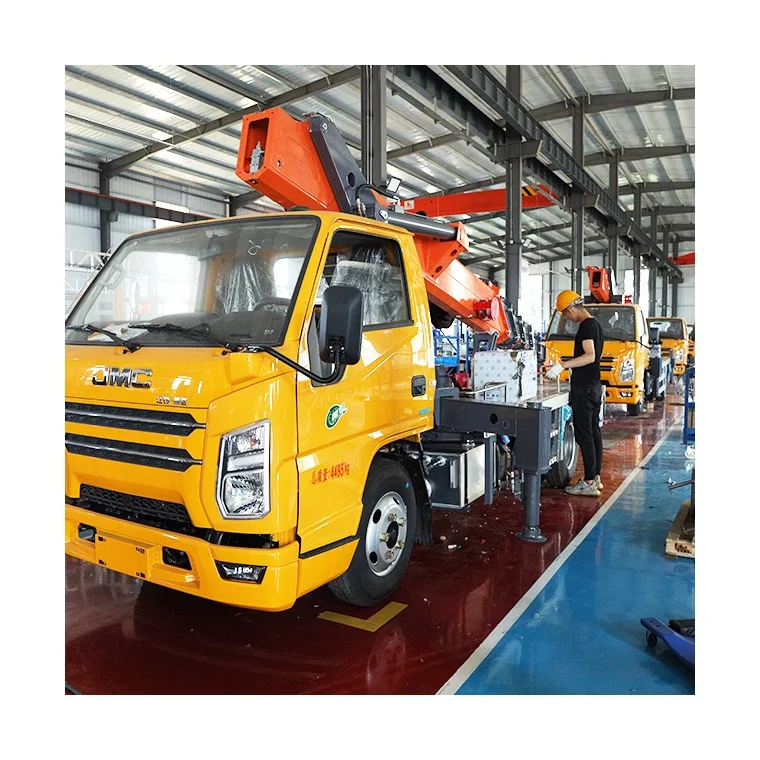 BEIJUN 36m 46m JMC/ISUZU Euro IV Standard High Quality Low Carbon Truck Mounted Telescoping Lift Elevating Aerial Work platform