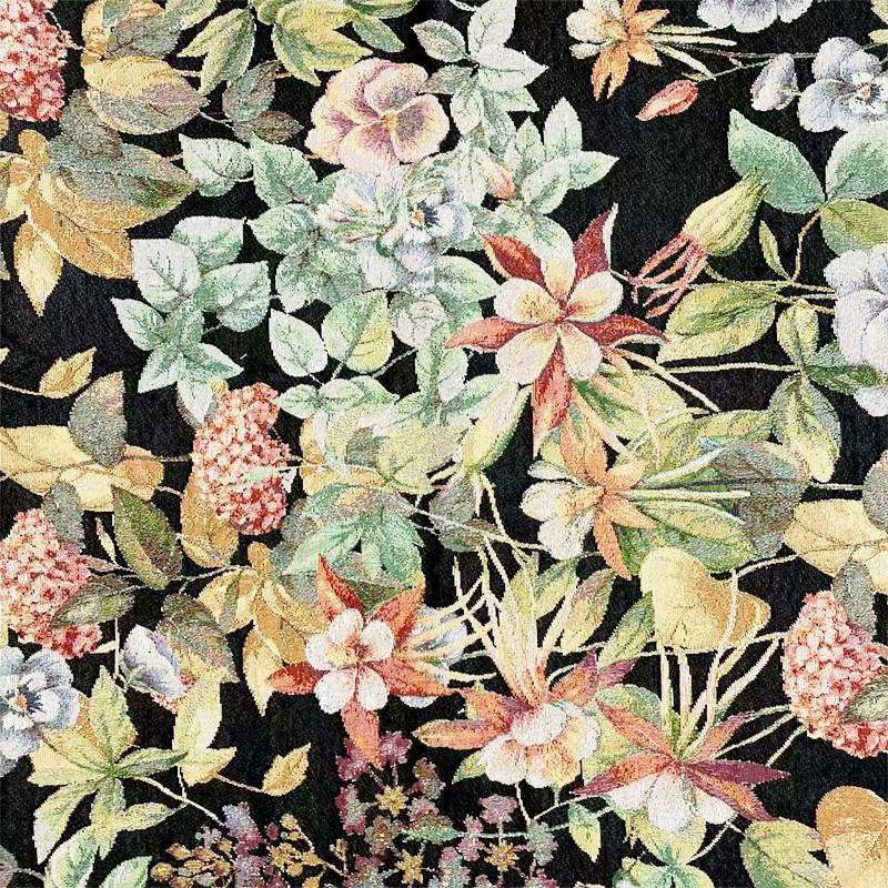 Гобеленовая обивочная ткань жаккардовая для одежды